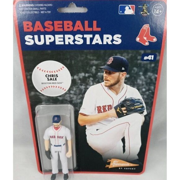 Chris Sale(Boston Red Sox MLB ReAction Figure by Super7 Brand New Seal Original - Picture 2 of 12
